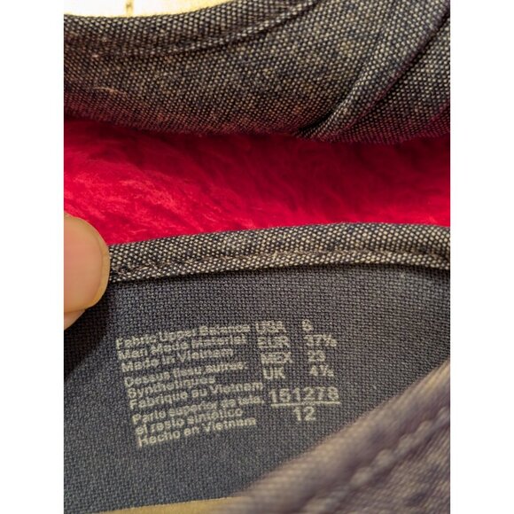 American Eagle by Payless Blue Denim Flats Women’s 6 Slip On Ballet Casual Shoes - Picture 4 of 6